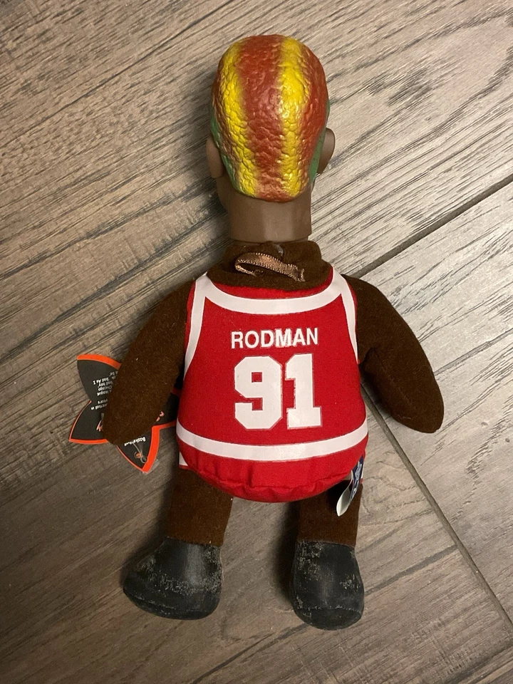 Figura de acción Star Sacks Dennis Rodman 1998 cabello multicolor - limitada a 4.000 Foto 2 de 4