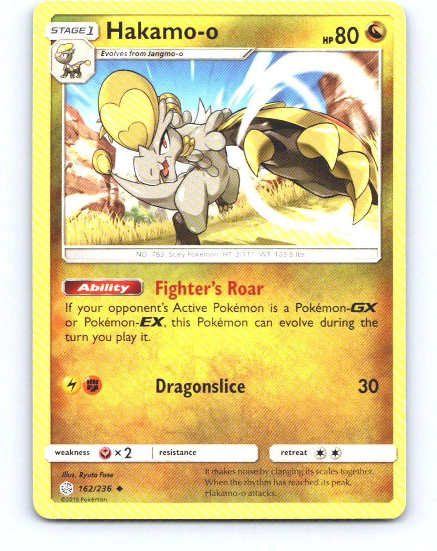 Hakamo-o 162/236 Uncommon Cosmic Eclipse Pokemon Near Mint