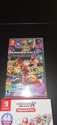 Mario Kart 8 Deluxe + Booster Course Pass Set $200++++ VALUE!!!