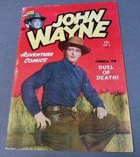 John Wayne #8 Toby Golden Age Comic Book-VG+ Cond-1951-DPFC