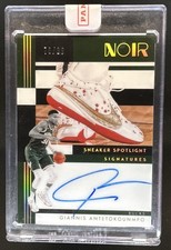 2024-25 Panini Noir Giannis Antetokounmpo Sneaker Spotlight Signatures Auto #/99