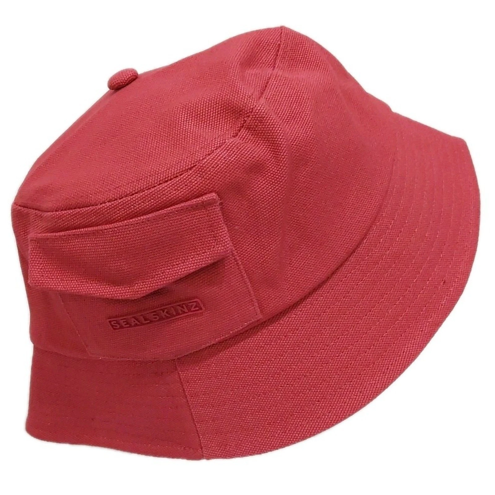 Sealskinz Unisex L/XL Red Waterproof Canvas Bucket Hat