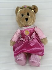 DISNEY Animal Alley Aurora Sleeping Beauty Bear Plush Stuffed Teddy 16" Pink