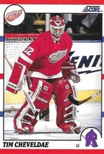 1990-91 Score - Tim Cheveldae #87 (RC)