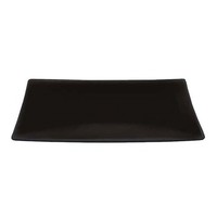 Rechteckiges Melamin Tablett Schwarz 25X15,8X2,5 Cm