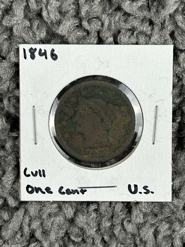 1846 Braided Hair Large Cent 1C