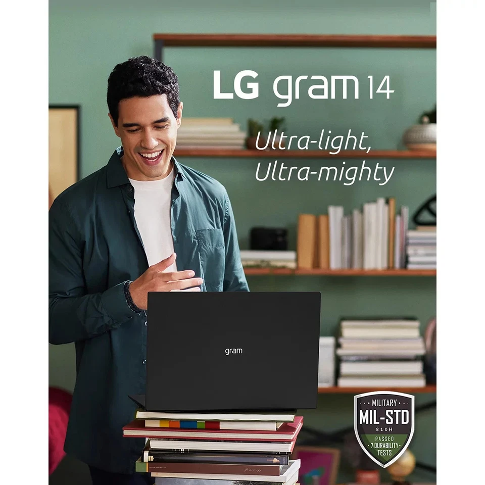 LG gram, Intel Core i5, 16GB RAM, 256GB SSD, 14 Inch Laptop, 14Z90RU-G.AP52A1 - Image 4 of 4