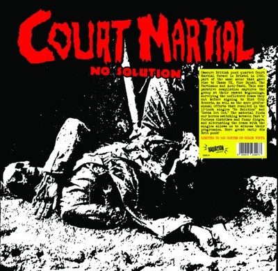 NO SOLUTION: SINGLES & DEMOS 1981/1982 by Court Martial [VINYL]