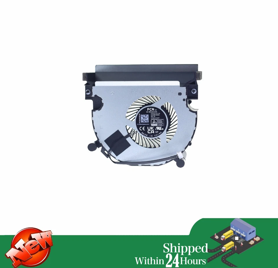 CPU Cooling Fan forHP Elite Mini 800 G9 Desktop PC 65W N08720-001 6033B0108501 - Image 2 of 2