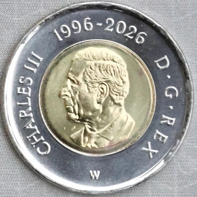 **NEW**CANADA / KANADA_2 Dollar 2026_30 Years of Toonie coins_Bi-Metall_unc - Bild 1 von 2