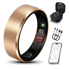 Smart Rings for Men Women, Fitness Tracker Health Monitor Ring, Wearable size8