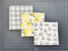 New HUDSON BABY Gender Neutral 30x30 Receiving Blankets - LOT of 3 Cotton