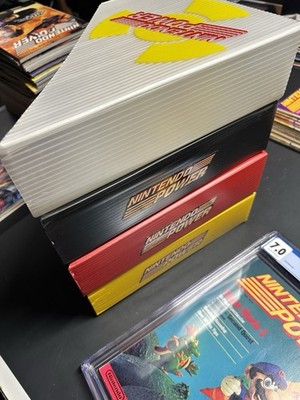 SET OF FOUR Nintendo Power Super Power Club Official Magazine Holder Case *Rare*