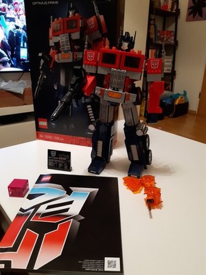 LEGO Icons 10302 Optimus Prime Transformers Bausatz, Mehrfarbig. neue  preis 195