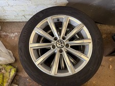 2016 VOLKSWAGEN PASSAT B8 17 INCH SINGLE ALLOY WHEEL & TYRE 215/55R17 LONDON