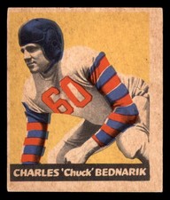 1949 Leaf Football #134 Chuck Bednarik VG - VG/EX