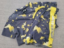 Russell Dri Power 360 - 2 Piece T-shirt & Short Set, Youth M (8), Yellow & Gray