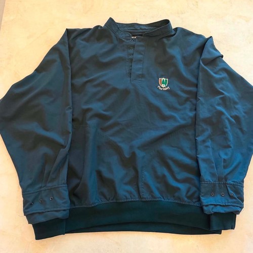Zero Restriction Pine Valley Golf Windshirt Pullover Green Mens Large USA Made