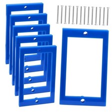 6 PCS Single Gang Outlet Receptacle Box Extenders 1/4" Electrical Outlet Blue