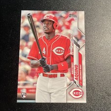 2020 Topps Update Base #U-29 Aristides Aquino - Cincinnati Reds Rookie Debut