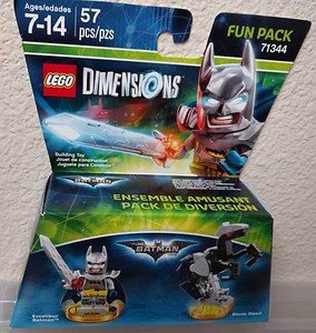 Lego Dimensions Batman Movie Excalibur Batman and Bionic Steed Fun Pack 57pcs.