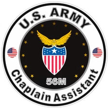 United States Army Chaplain Assistant Bumper Sticker Military Soldier Decal 5"