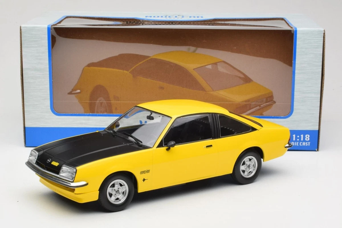 Miniature Opel Manta B 1/87 Schuco A Noire/Dekor Black Magic