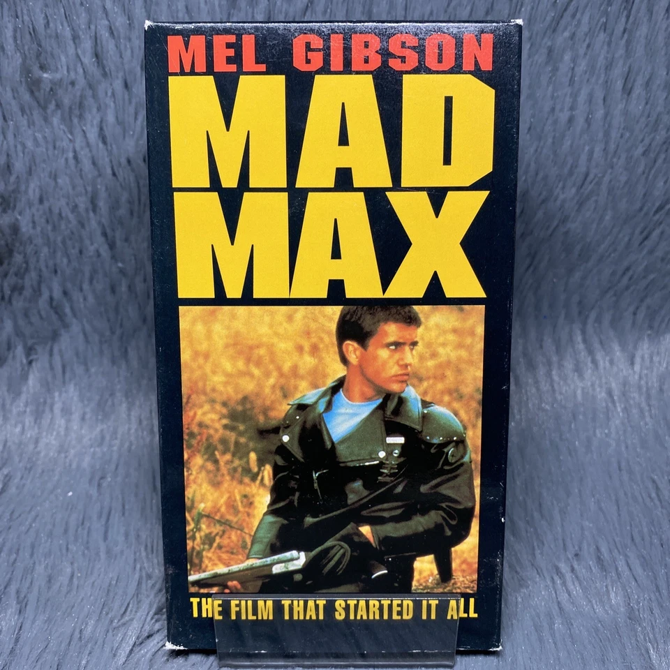Mad Max VHS Tape 1994 Sci-Fi Dystopia Mel Gibson George Miller Movie Film - Image 2 of 4