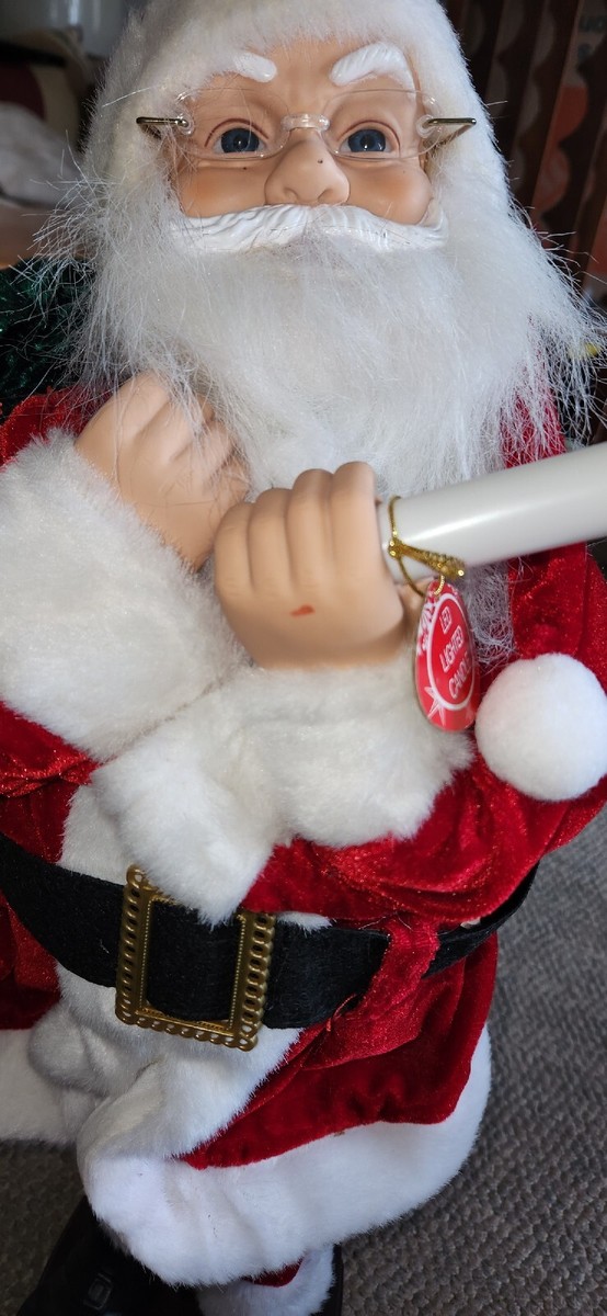 Pan Asian Creations 27 Inch Animated Santa Claus 2010 Lights Up