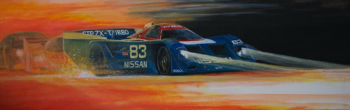 パッチ Electramotive Nissan IMSA GTP ZX-Turbo Race Car Ltd Ed. ART