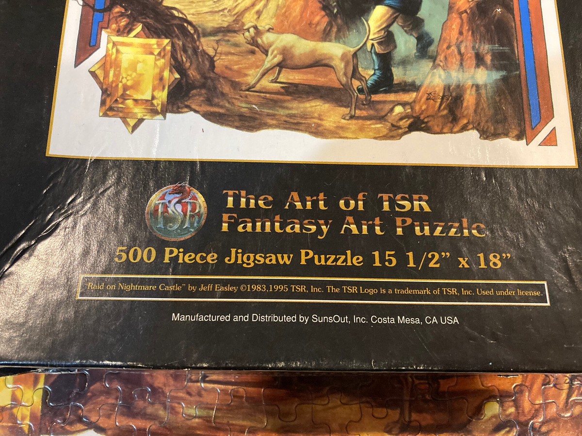 Vintage Raid on Nightmare Castle Art Of TSR 500 Piece Jigsaw