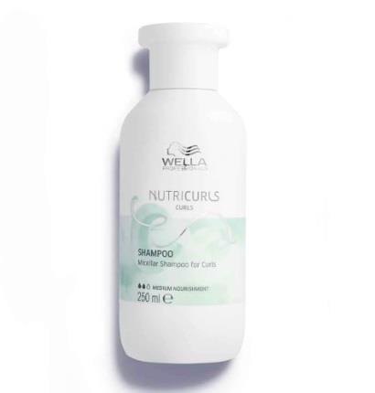 Wella Nutricurls Curls 250ml Shampoo Micellar Shampoo For Curls - Picture 1 of 1