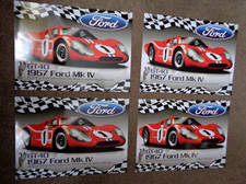 X4 Ford GT40 1967 Metal Signs 410mm x 300mm
