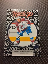 2021-22 Upper Deck Series 1 Hockey HUNDO P Insert # HP-19 NATHAN MACKINNON
