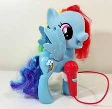 My Little Pony MLP Karaoke Singing Music Rainbow Dash Microphone Works 2017