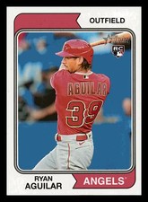 Ryan Aguilar RC 2023 Topps Heritage #309 Rookie Los Angeles Angels NM-MINT