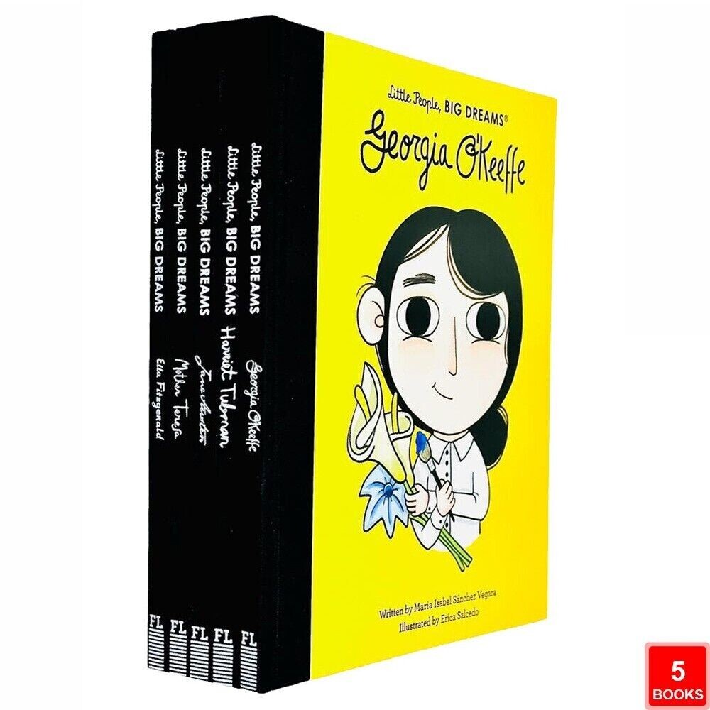 Little People Big Dreams Series 3 Collection 5 Books Set Isabel Sanchez Vegara