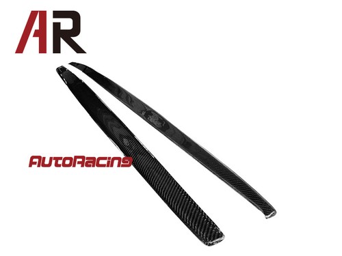 M Performance Carbon Fiber Extension Side Skirts Lip For BMW 2012-2018 F30 / F31 - Picture 2 of 2