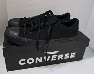Converse Chuck Taylor All Star Ox Lo Sneakers Black Size US Men's 11 Women's 13