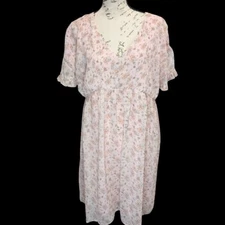NWT Davi & Dani Floral Pink Women's Midi Dress