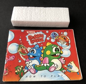 Nintendo NES Bubble Bobble 1988 Original Game, Box, Instruction Booklet