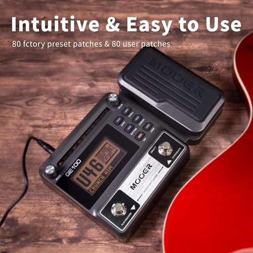 GE100 Multi-Effects Guitar Pedal with 80 Presets, 66 Effects, Loop and Expres... - Picture 5 of 8