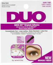 Quick Set Dark Lash Glue, Striplash Adhesive, Latex Free, Rapid Dry, Easy Use, D