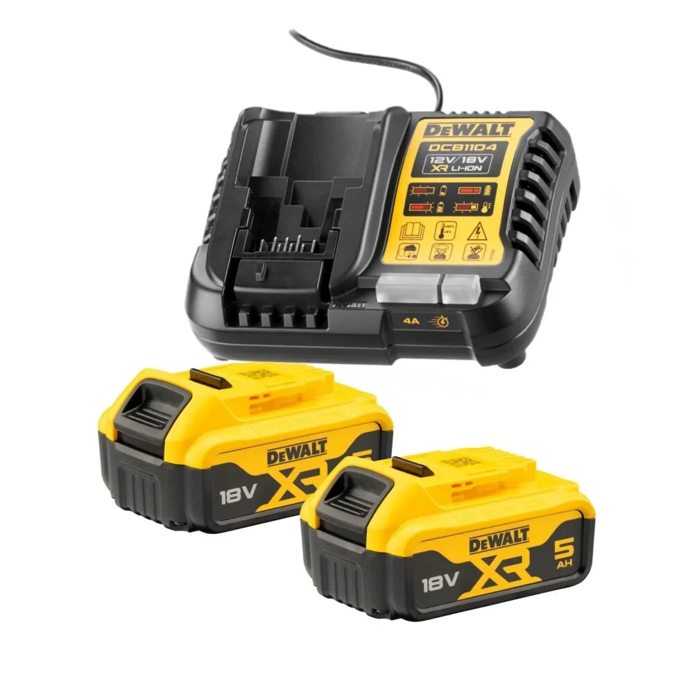 Pack Dewalt DCB1104P2-QW pour alimenter vos outils sans fil de la gamme XR 18V en continu