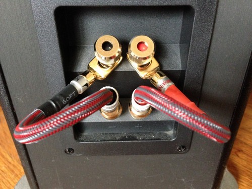 Set 4 Mogami Audiophile Bi Wire Speaker Jumper Cables Spade to Banana - 第 3/10 張圖片