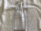 WALKER GORDON LABORATORY VINTAGE GLASS PINT MILK BOTTLE, MASSACHUSETTS