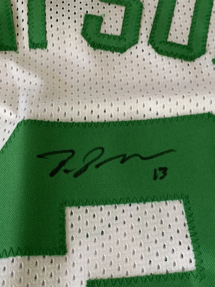 Camiseta Tristan Thompson autografiada/firmada certificado de autenticidad JSA Boston Celtics Foto 2 de 4