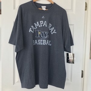 Details about Majestic Tampa Bay Rays T-Shirt Evan Longoria Blue Short Sleeve MLB Size 2XL 2TG