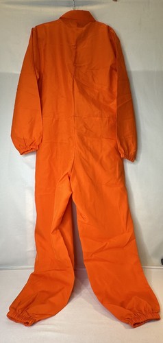 "Mono de prisionero naranja prisión escapado preso carcelero disfraz de Halloween talla 40""" - Imagen 2 de 6