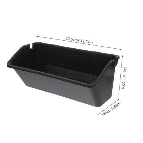 Wall Planting Box Wall Mounted Planter Outdoor Hanging Flower Pot - Picture 11 of 12